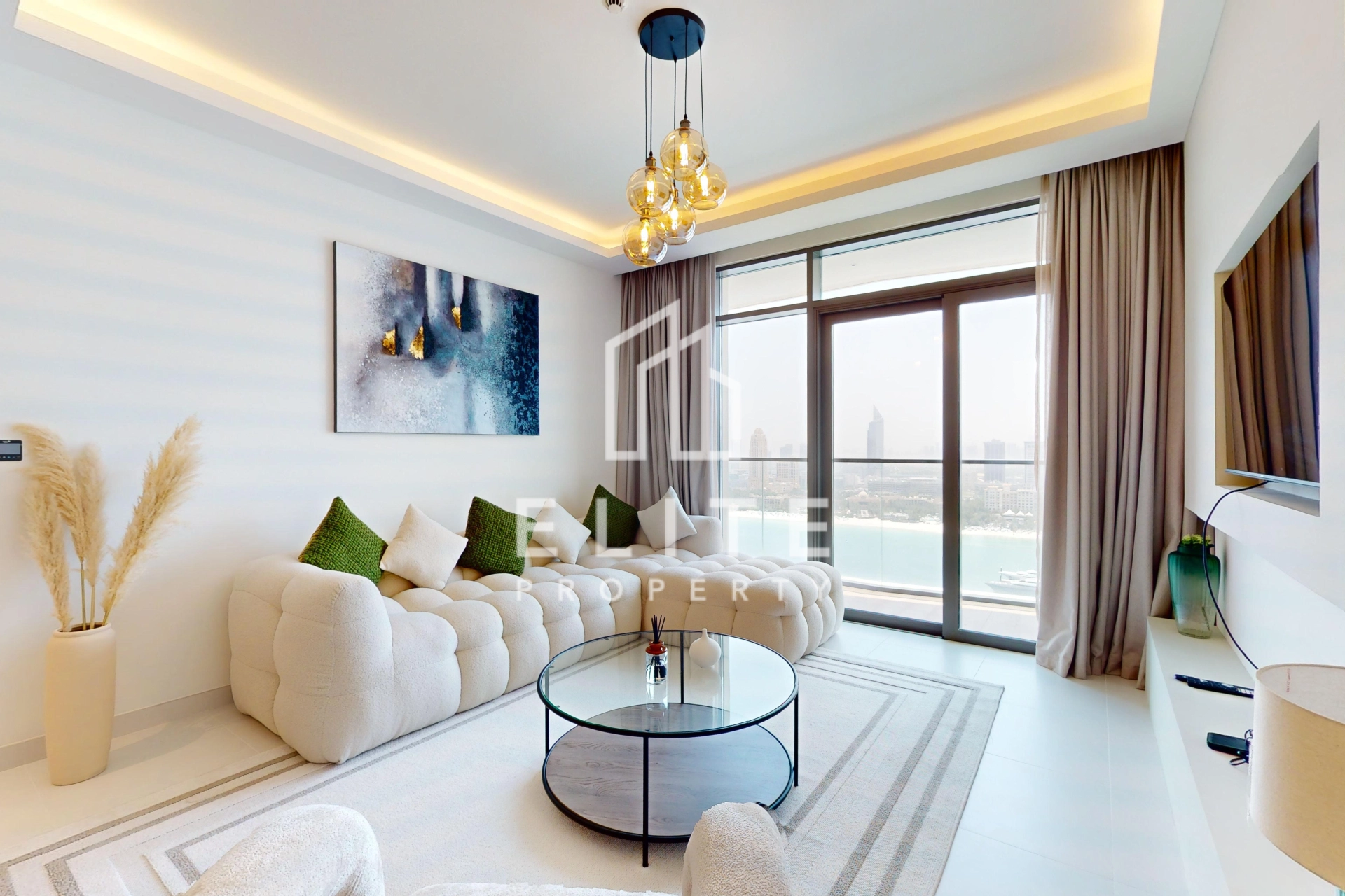 Waterfront, High Floor 2BR w/ Private Beach Access