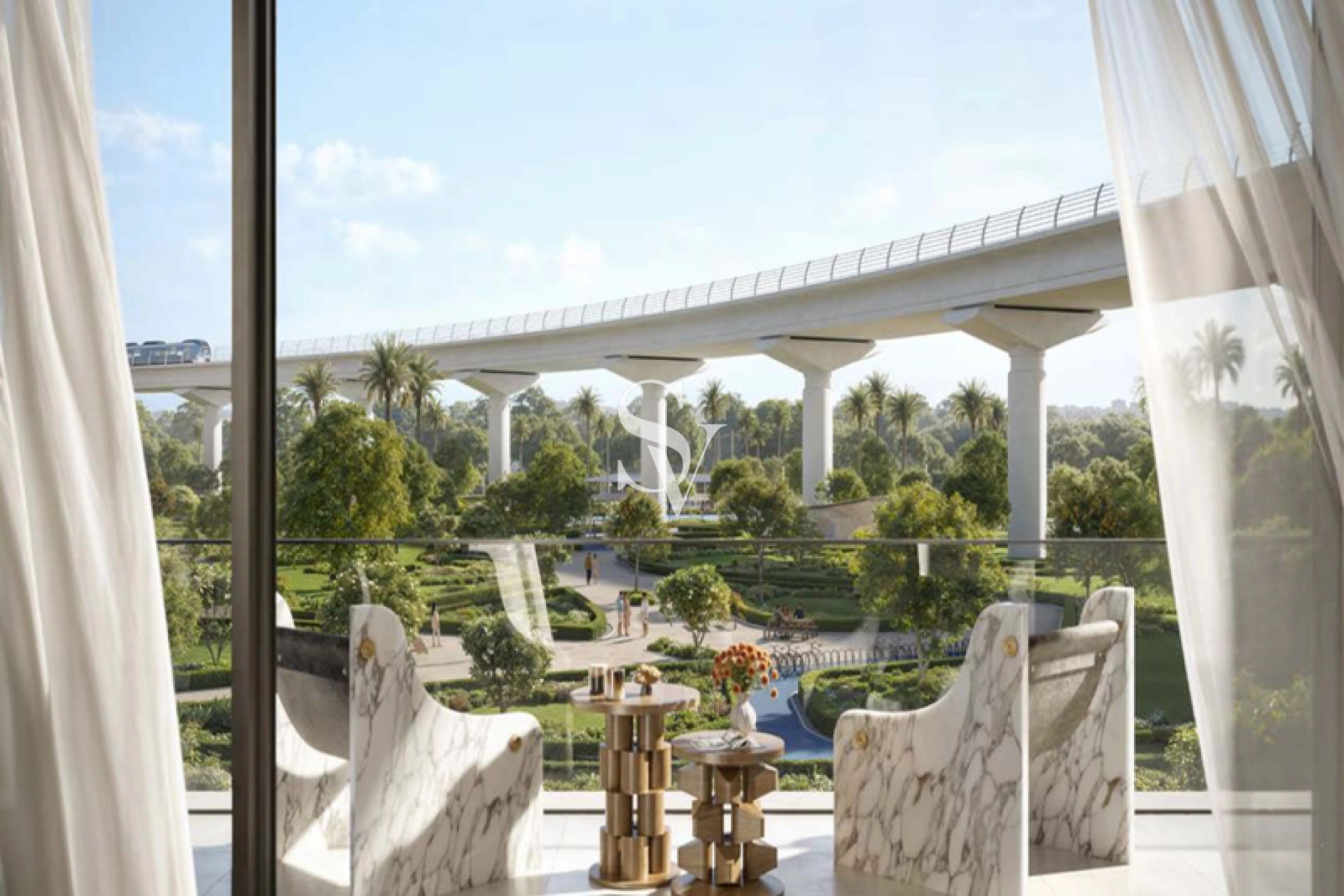 Vida Branded | Creek Tower Facing | Green District