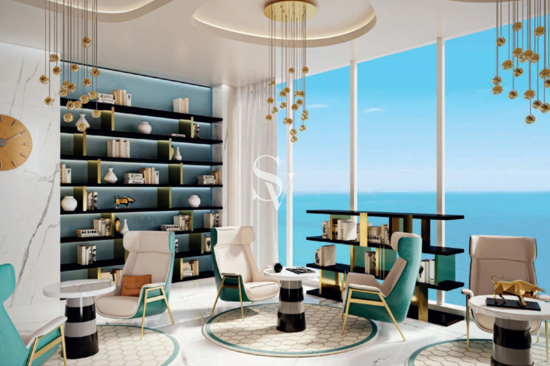 Full Panoramic Sea View-Luxury 1BR-Prime Location