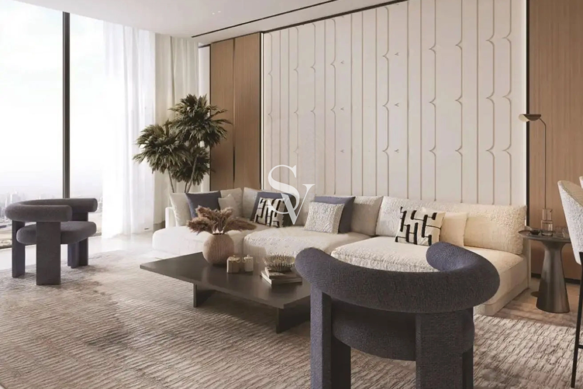 Modern 2 BR | Creek Views | Moonlight | Al Jaddaf