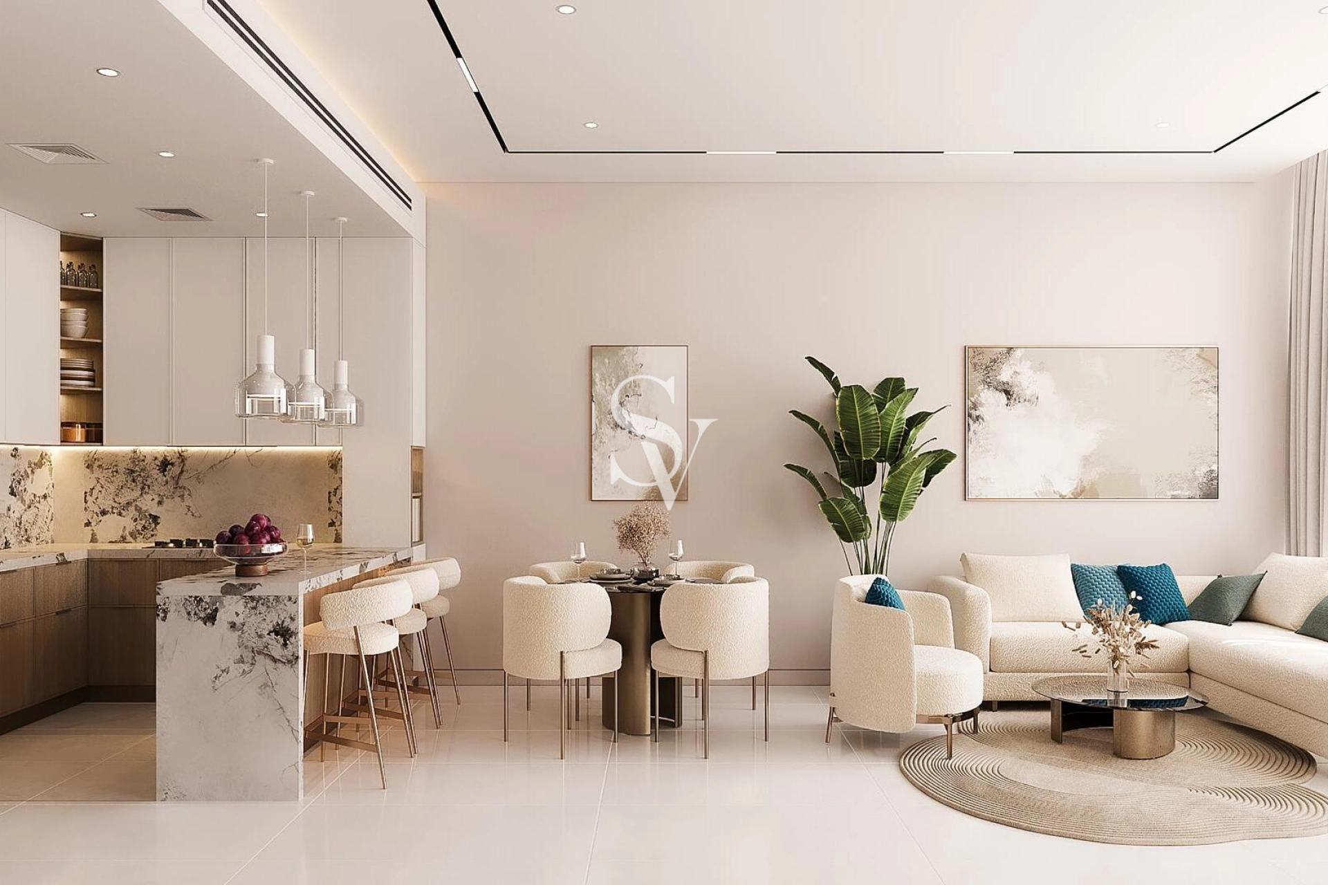 Stunning 2BR | Fully furnished | Chiller free