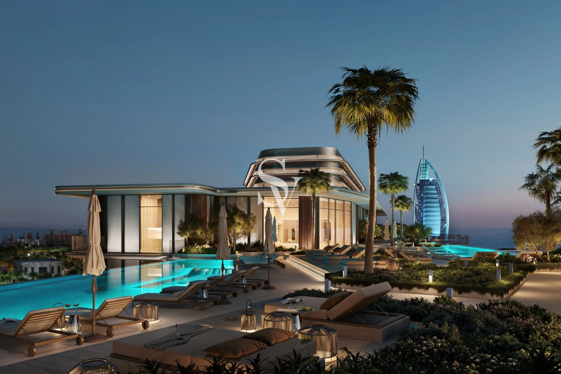 Sky Infinity Pool | Burj Al Arab View | Lavish 1BR